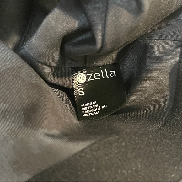 ZELLA Studio Lite Longline Sports Bra in Grey Depths Say My Name Camo NEW Small - Picture 4 of 6